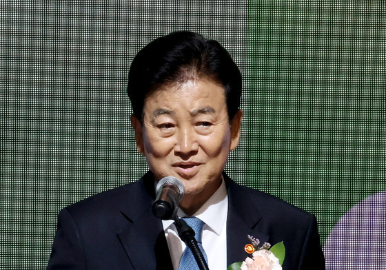 환영사하는 정동영 장관