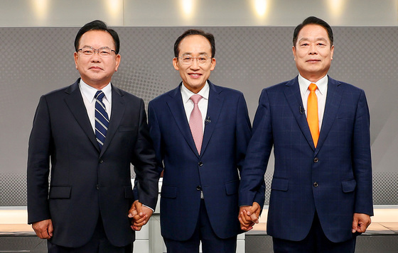 김부겸·추경호·이수찬 대구시장 후보자 토론회