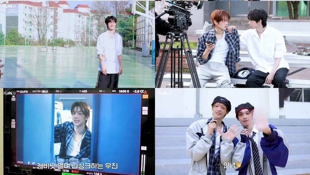 플레어 유, 청춘 영화 분위기…데뷔곡 뮤비 촬영 현장 공개