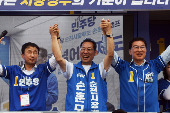 여수·순천·광양, 혁신당·무소속 약진에 민주당 지도부 '지원사격'