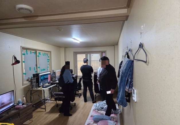 정선경찰서, 가정집 위장해 불법게임장 운영한 업주 등 6명 입건