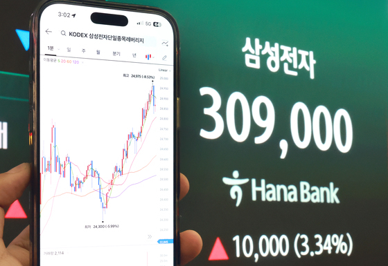 단일종목 레버리지 상장한 삼성전자
