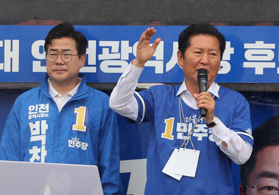정청래 "당선 시 예산·법 지원"…장동혁 "물가·환율 망친 정권"(종합)