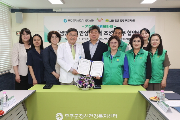 "군민 생명 지킨다"…무주군, 새마을운동무주군지회와 MOU