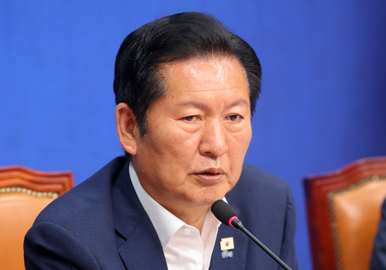 정청래 대표 "서소문·GTX 철근누락 사태 책임질 사람 분명한 책임져야"