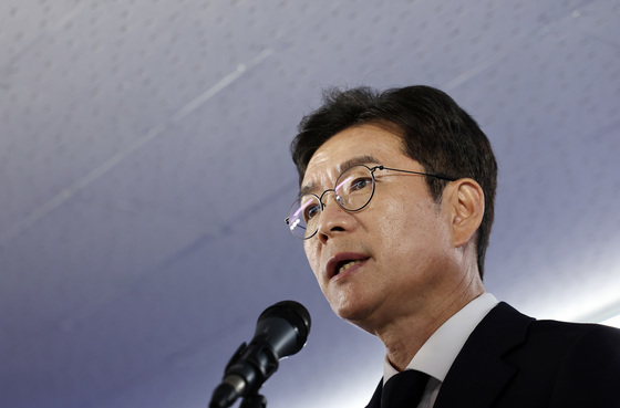 발언하는 정원오 후보
