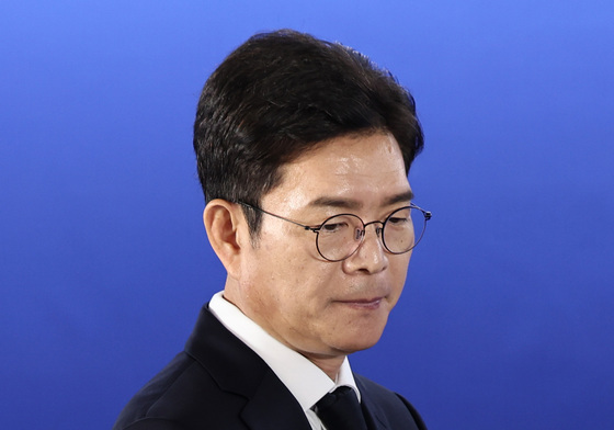 간담회 참석하는 정원오 후보
