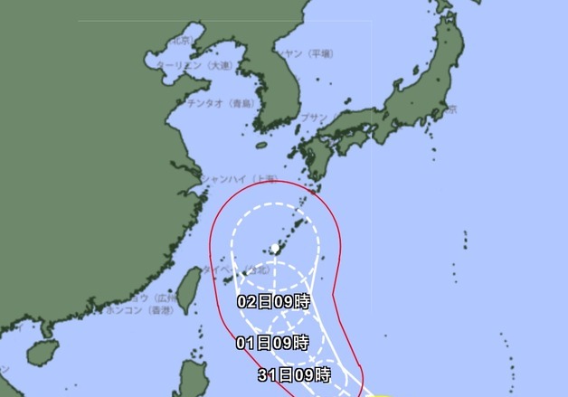 태풍 '장미' 한반도 직접 영향 없을 듯…일본 도쿄 앞바다로