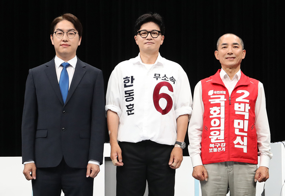 부산 북갑 보선 TV토론 난타전…의혹·신상 공방에 정책 대결 실종