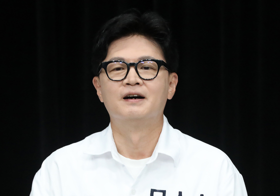 한동훈 후보, 부산 북구갑 보궐선거 토론회 리허설