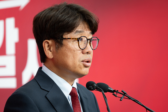 '단일화' 호소하는 유의동 국민의힘 평택을 후보