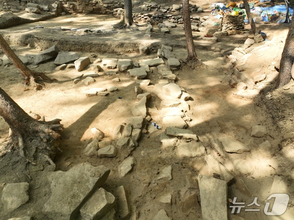 본문 이미지 - 제천 월광사지 1차 발굴 모습.(제천시 제공. 재판매 및 DB금지)/뉴스1  