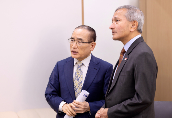 위성락 국가안보실장, 싱가포르 외교장관 면담