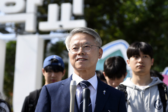 민형배 민주당 후보, 투표 독려