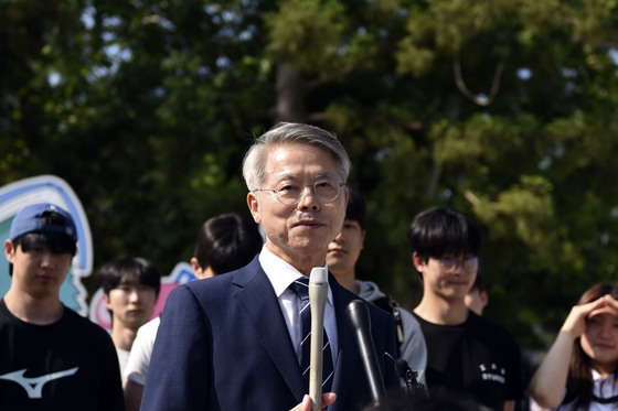 민형배 민주당 후보, 사전 투표 후 소감 발표