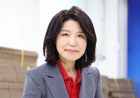 사전투표하는 이진숙 후보