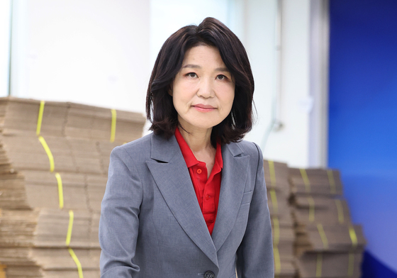 사전투표하는 이진숙 후보