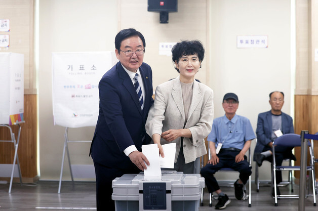문인 광주 북구청장 사전투표