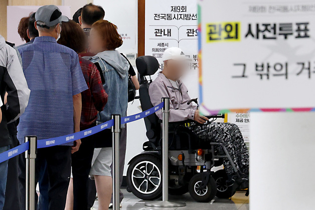 [투표율] 세종 오전 9시 5.9%…2022년보다 0.9%p 높아