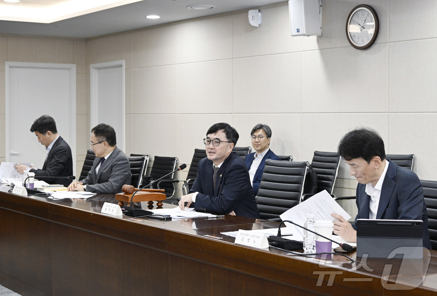 (서울=뉴스1) = 임기근 기획예산처 차관이 29일 오전 서울 중구 한국재정정보원에서 열린 '제3차 부담금운용심의위원회'에서 발언을 하고 있다. (기획예산처 제공. 재판매 및 DB …