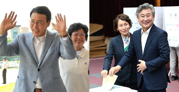 사전투표 마친 이남호·천호성 "전북교육 미래 위해 꼭 투표해야"
