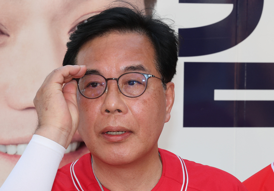 이재명 대통령 사전투표 입장 밝히는 송언석 원내대표