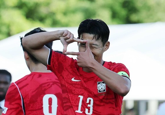 손흥민 '월드컵 기대하세요'