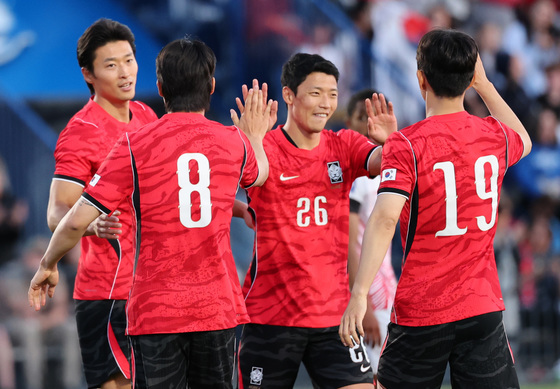 분위기 좋은 대한민국 축구대표팀
