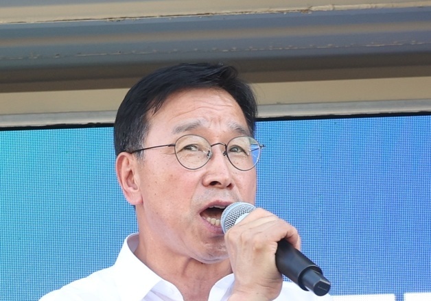 이원택 후보 지지 호소하는 위성곤