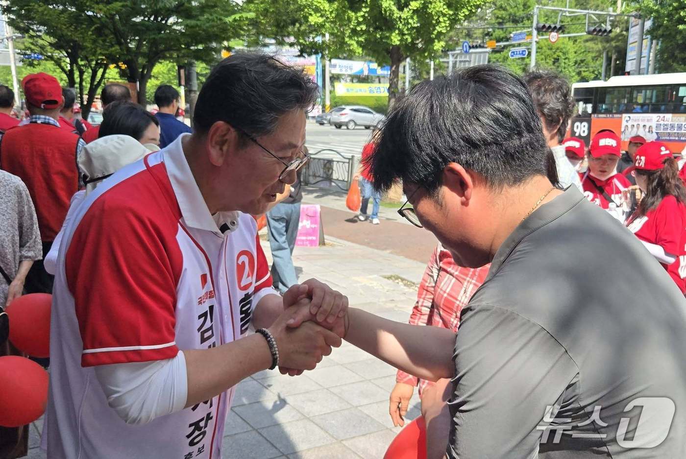 본문 이미지 - 홍태용 국민의힘 김해시장 후보.(홍태용 선대위 제공. 재판매 및 DB금지)