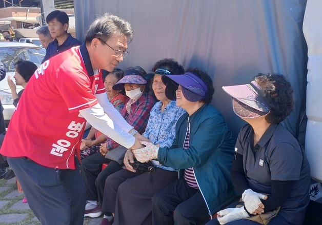 안병윤 “신도시·원도심 함께 살리겠다”…D-3 총력 유세