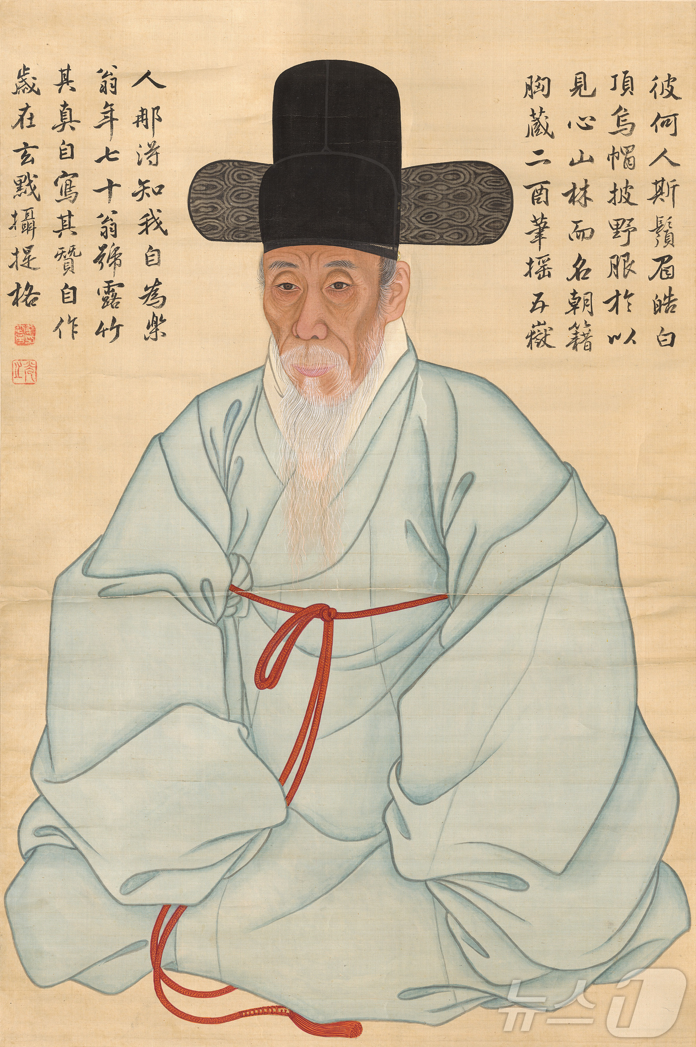 (서울=뉴스1) = 국립중앙박물관이 4일부터 상설전시관 2층 서화실에서 조선시대를 대표하는 화가 단원의 예술 세계를 조명하는 '단원 김홍도, 시대를 그리다'를 개최한다. 전시는 김 …