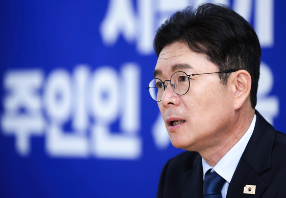 정순택 대주교 "약자 위한 철학 펼치길"…정원오 "잘 새기겠다"