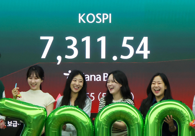 코스피 7000 돌파…사상 최고