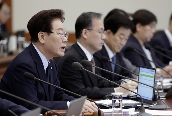 이재명 대통령 '국무회의 발언'