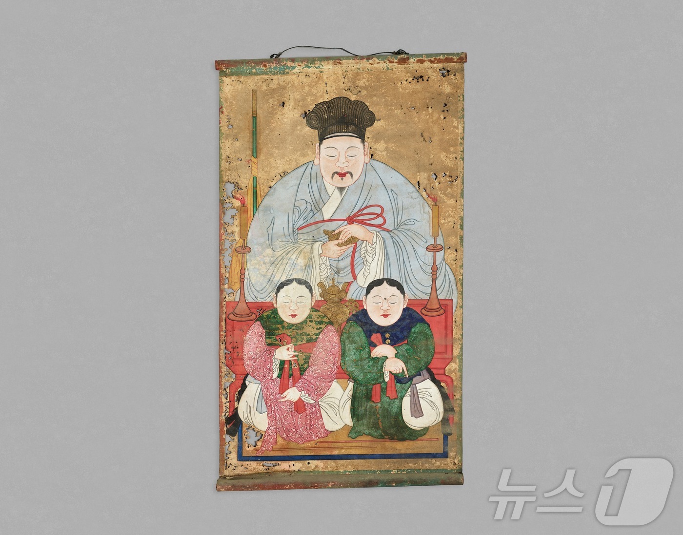 (서울=뉴스1) = 국가유산청은 은평역사한옥박물관이 소장한 '서울 금성당 무신도' 8점을 국가민속문화유산으로 지정 예고했다고 6일 밝혔다. '서울 금성당 무신도'는 나주 금성산의 …