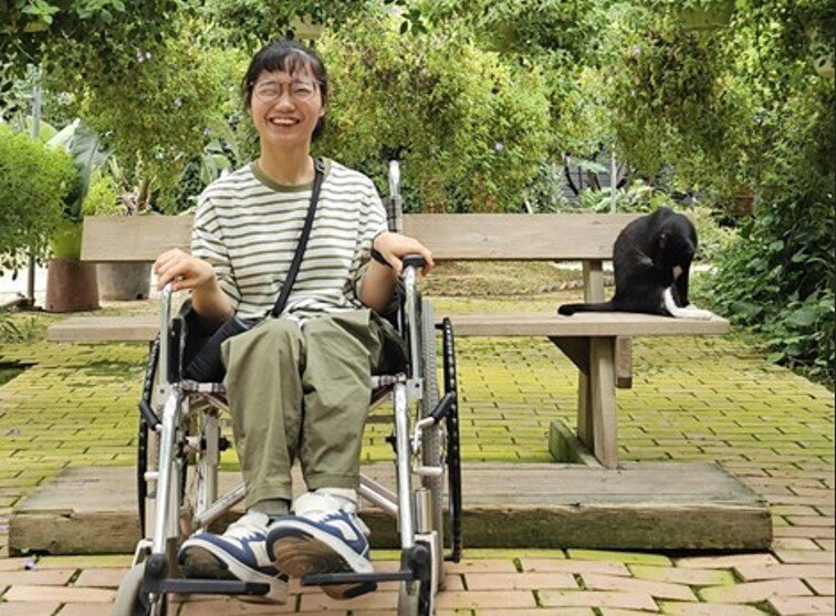 본문 이미지 - 소영 작가. (양지바른보호작업장 제공)