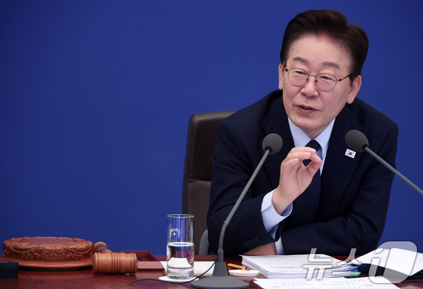 (서울=뉴스1) 허경 기자 = 이재명 대통령이 6일 청와대에서 열린 비상경제점검회의 겸 국무회의에서 발언하고 있다. (청와대통신사진기자단) 2026.5.6/뉴스1