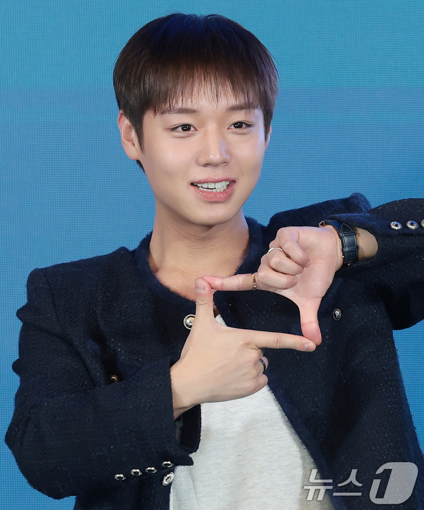 (서울=뉴스1) 권현진 기자 = 배우 박지훈이 6일 오후 서울 광진구 풀만 앰배서더 서울에서 열린 티빙 오리지널 ‘취사병 전설이 되다’(극본 최룡/연출 조남형) 제작발표회에 참석해 …