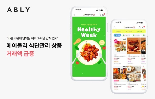 더위 빨라지자 식단관리도 빨라졌다…에이블리, 저당 간식 수요 급증