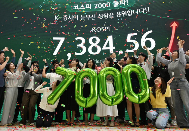 코스피 꿈의 7000 달성