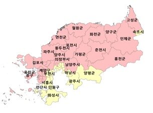 본문 이미지 - 말라리아 위험지역. (질병청 제공)