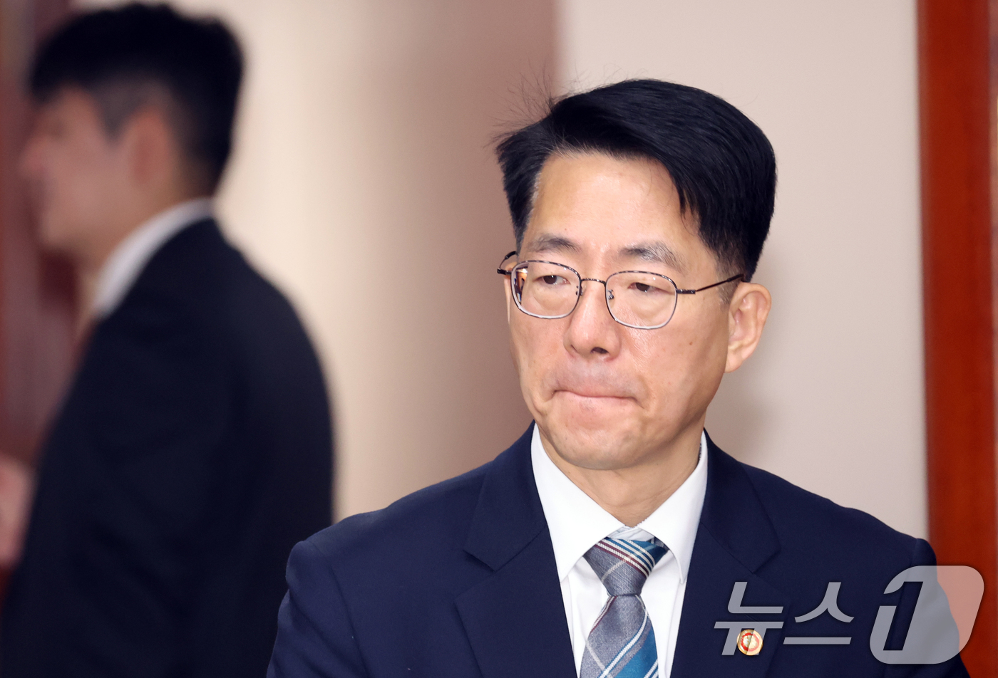(서울=뉴스1) 김명섭 기자 = 황종우 해양수산부 장관이 7일 서울 종로구 세종대로 정부서울청사에서 화상으로 열린 민생물가 특별관리 관계장관 TF 회의에 참석하고 있다. 2026. …