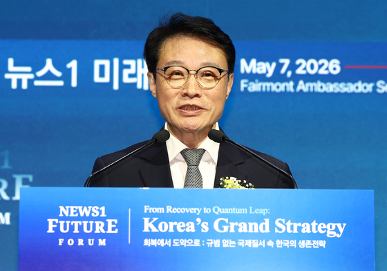 [NFF 2026] 미래포럼서 축사하는 이규연 홍보소통수석