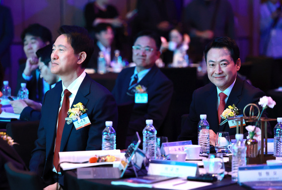 [NFF 2026] 뉴스1 미래포럼 참석한 장동혁·오세훈