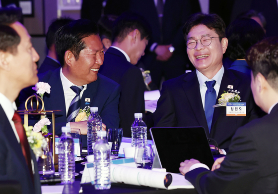 [NFF 2026] 뉴스1 미래포럼 참석한 정청래·정원오