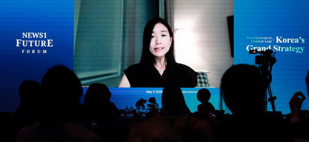 [NFF 2026] 미래포럼서 강연하는 류종위안 미국외교협회 선임연구원