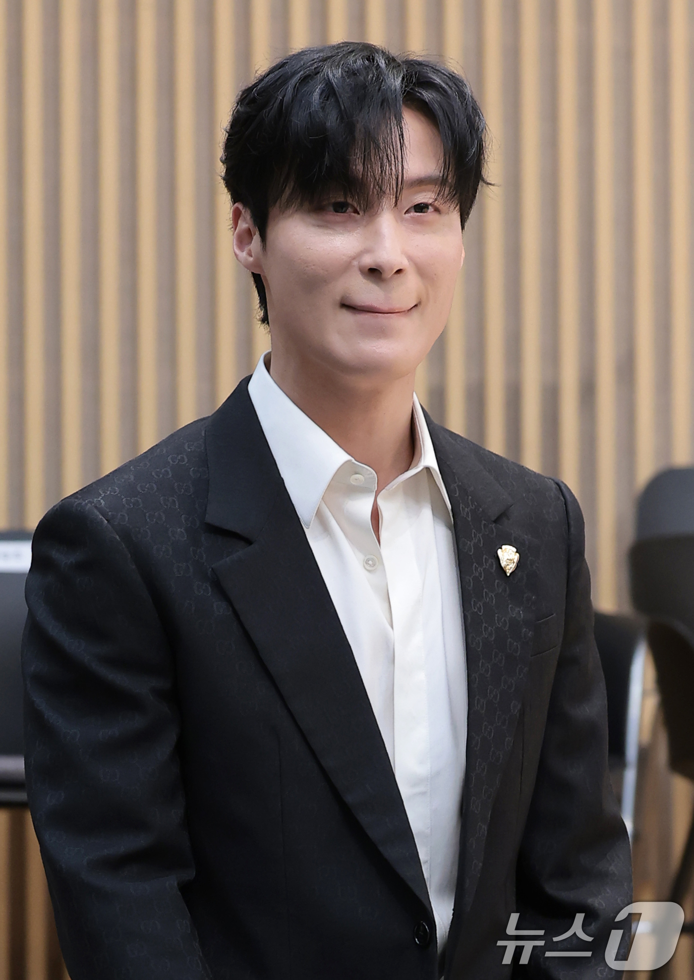 (서울=뉴스1) 권현진 기자 = 배우 허남준이 7일 서울 양천구 목동SBS에서 열린 SBS 새 금토드라마 '멋진 신세계'(극본 강현주/ 연출 한태섭) 제작발표회에 참석하고 있다.' …