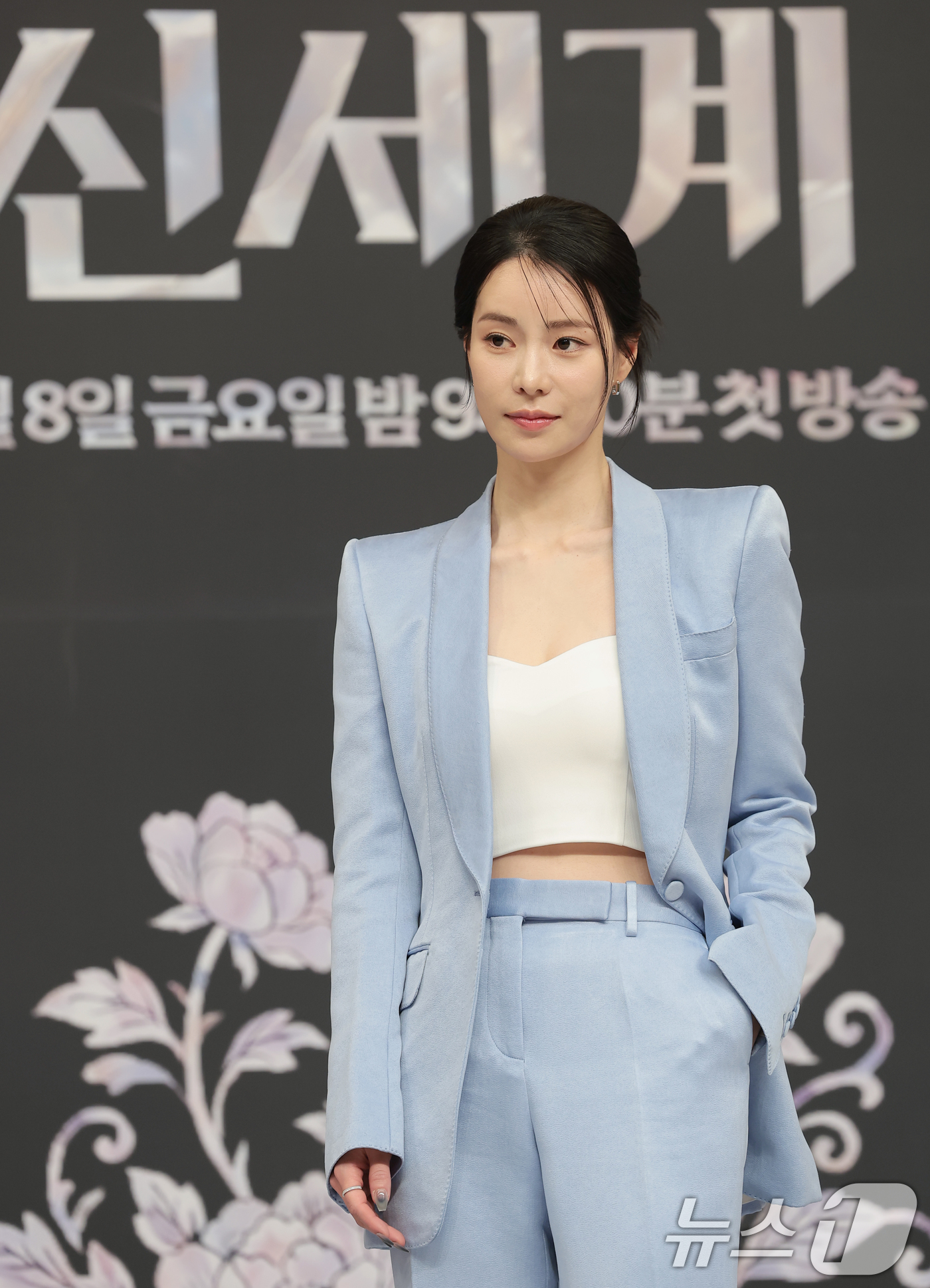(서울=뉴스1) 권현진 기자 = 배우 임지연이 7일 서울 양천구 목동SBS에서 열린 SBS 새 금토드라마 '멋진 신세계'(극본 강현주/ 연출 한태섭) 제작발표회에 참석해 포즈를 취 …