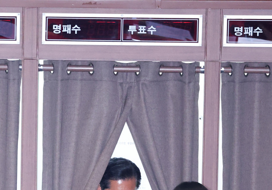 헌법 개정안 투표하는 정청래